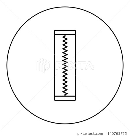 Chewing gum bubble Chew sheet icon in circle round black color vector illustration image outline contour line thin style Chewing gum bubble Chew sheet icon in circle round black color vector illustration image outline contour line thin style 140763755