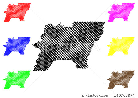 Baker County, Oregon State (U.S. county, United States of America, USA, U.S., US) map vector illustration, scribble sketch Baker map Baker County, Oregon State (U.S. county, United States of America, USA, U.S., US) map vector illustration, scribble sketch Baker map 140763874