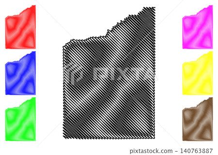 Jackson County, Oregon State (U.S. county, United States of America, USA, U.S., US) map vector illustration, scribble sketch Jackson map Jackson County, Oregon State (U.S. county, United States of America, USA, U.S., US) map vector illustration, scribble sketch Jackson map 140763887
