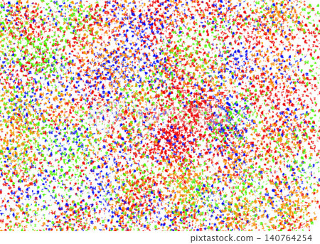 Abstract colorful confetti pattern with vibrant dots in red, blue, green, and orange scattered across a white background creating a festive visual effect Abstract colorful confetti pattern with vibrant dots in red, blue, green, and orange scattered across a white background creating a festive visual effect 140764254