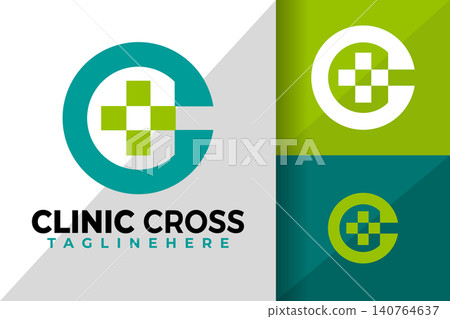 Letter C Clinic Cross Medical Logo Logos Design Element Stock Vector Illustration Letter C Clinic Cross Medical Logo Logos Design Element Stock Vector Illustration 140764637