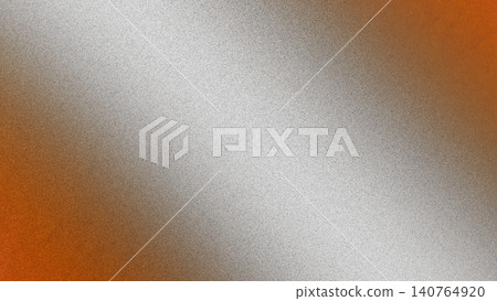 Abstract noisy gradient background texture panel with rust orange and grit grey tones on a transparent grid, ideal for grunge overlays and distressed designs 140764920