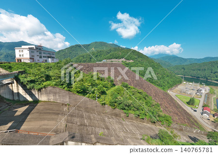 [Kuzuryu Dam] Nagano, Ono City, Fukui Prefecture 140765781