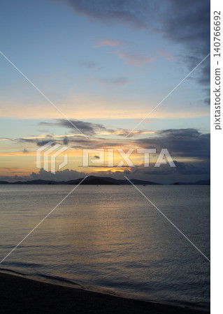 Seaside town of Turgutreis and spectacular sunsets Seaside town of Turgutreis and spectacular sunsets 140766692