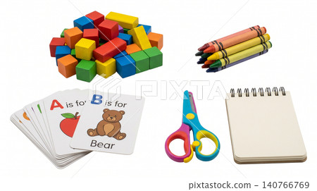 Educational toys and school supplies for children with education learning supplies alphabet scissors notebook children preschool development colorful building creativity stationery Educational toys and school supplies for children with education learning supplies alphabet scissors notebook children preschool development colorful building creativity stationery 140766769