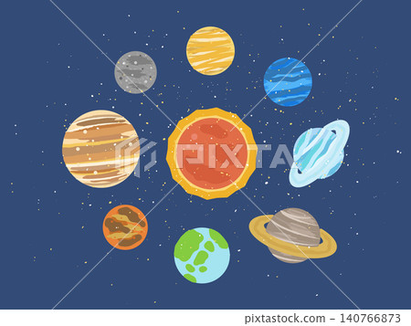 Solar System Planets (Illustrations) Solar System Planets (Illustrations) 140766873