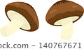 Shiitake mushrooms 140767671