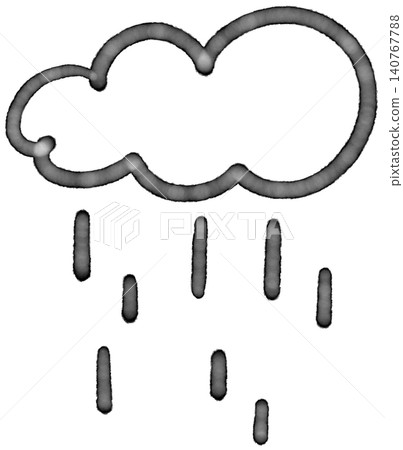 This is a rainy weather hand drawing. This is a rainy weather hand drawing. 140767788
