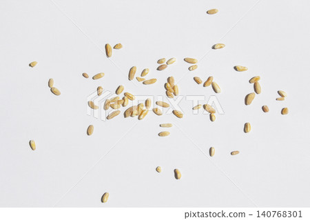 This is Khorasan wheat on a white background. This is Khorasan wheat on a white background. 140768301