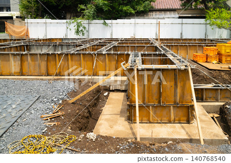 Residential foundation work and formwork Residential foundation work and formwork 140768540