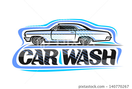 Vector logo for Car Wash Vector logo for Car Wash 140770267