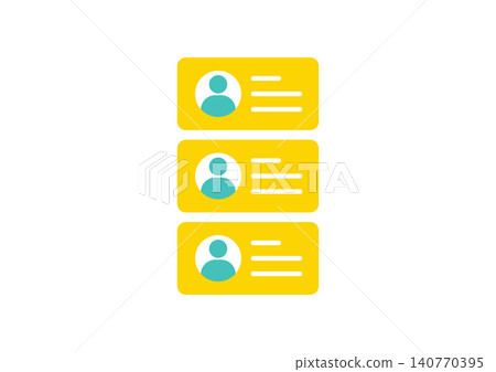 SNS profile icon illustration SNS profile icon illustration 140770395
