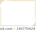 Antique design frame / gold / illustration / material 140770428