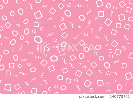 Hand-drawn, pop-style geometric background patterns Hand-drawn, pop-style geometric background patterns 140770761