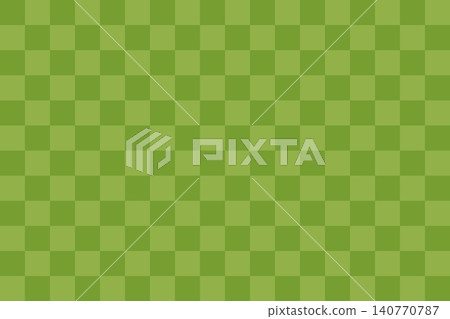 A fresh checkered pattern in light green tones [Medium size] 140770787