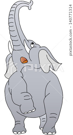 Hand-drawn animal illustration ☆ Elephant Hand-drawn animal illustration ☆ Elephant 140771314