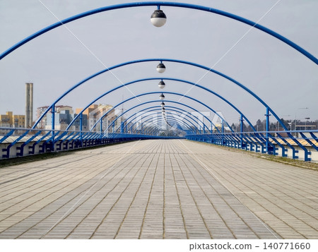 Cityscape with architectural elements. Modern city environment showcasing structural design and atmosphere Cityscape with architectural elements. Modern city environment showcasing structural design and atmosphere 140771660