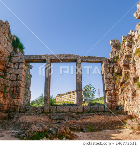 Ancient Stone Ruins in Perge Antalya Turkey Ancient Stone Ruins in Perge Antalya Turkey 140772531