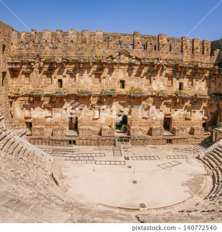 Aspendos Ancient Theater in Antalya, Turkey Aspendos Ancient Theater in Antalya, Turkey 140772540