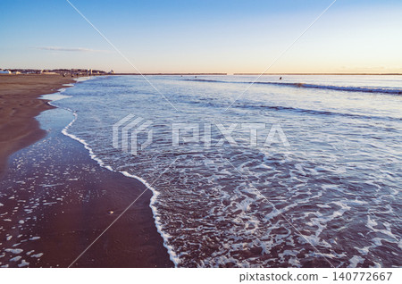 Oarai Sun Beach, Ibaraki Prefecture, early morning Oarai Sun Beach, Ibaraki Prefecture, early morning 140772667