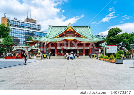 【東京】神田明神神社,空氣中瀰漫著神聖的氣氛。 【東京】神田明神神社,空氣中瀰漫著神聖的氣氛。 140773347