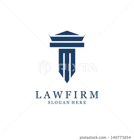 Justice Law Logo Template Vector Illustration 140773854