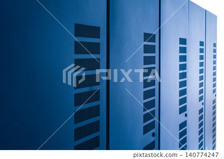 interior of internet provider data center 140774247