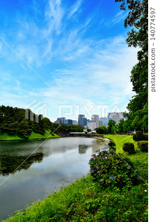Tokyo: The area around the Imperial Palace, Sakurada Moat, and the government office district of Kasumigaseki Tokyo: The area around the Imperial Palace, Sakurada Moat, and the government office district of Kasumigaseki 140774597