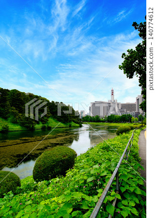 東京:皇宮週邊地區、櫻田護城河、霞關政府辦公區。 東京:皇宮週邊地區、櫻田護城河、霞關政府辦公區。 140774612