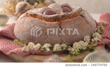 Easter folar with egg 140774793