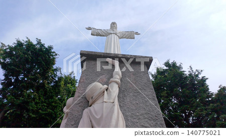 Monument to Christ the King in Santa Maria de Lamas Portugal Monument to Christ the King in Santa Maria de Lamas Portugal 140775021