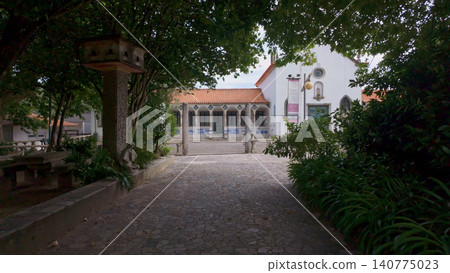 Santa Maria de Lamas Museum Courtyard in Aveiro Portugal 140775023