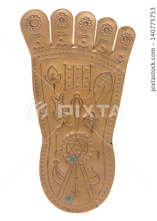Buddah footprint Buddah footprint 140775753