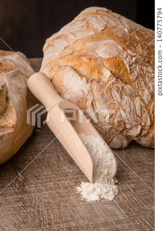 Rustic bread and wheat Rustic bread and wheat 140775794