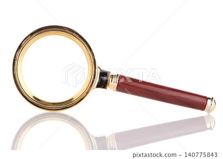 Old magnifying glass Old magnifying glass 140775843