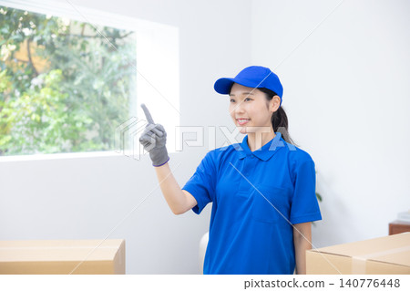 Moving Company: Portraits of Female Staff Moving Company: Portraits of Female Staff 140776448