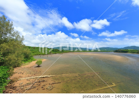 [Okinawa Prefecture] Nagura Anpal (Ishigaki Island) under clear skies 140776860