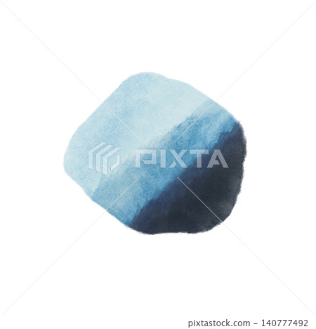 Watercolor accent - Indigo Watercolor accent - Indigo 140777492