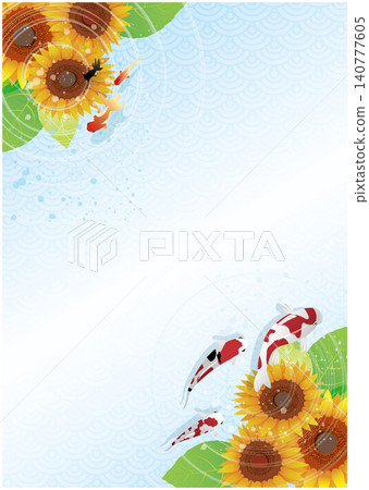 Cool Japanese style background in summer Cool Japanese style background in summer 140777605