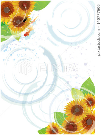 Cool Japanese style background in summer Cool Japanese style background in summer 140777606