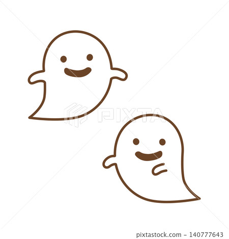 Simple ghost illustration Simple ghost illustration 140777643