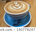 Latte art at a cafe in Maui 140778247