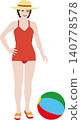 Simple illustrations of girls with no background. Themes include events, scenes, and fashion. Tribute 01. 140778578