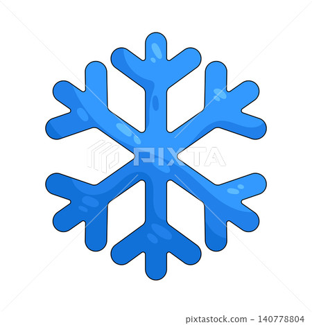 Illustration of snowflake 140778804