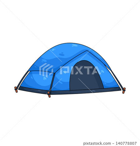 Illustration of tent Illustration of tent 140778807