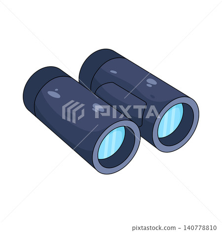 Illustration of binoculars 140778810