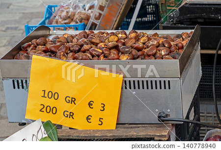 Chestnuts roasting on a street Chestnuts roasting on a street 140778940