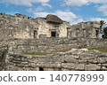 Tulum mayan ruins building archaeological site in quintana roo 140778999