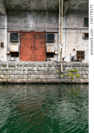 《Hokkaido》Japanese Urban Landscape: A view of the Otaru Canal and surrounding townscape (June 2026) 140779575