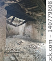 Roscigno Vecchia, Old Roscigno, ghost town in Southern Italy, and its decayed buildings. It has been completely abandoned since the early 20th century, when the population moved to Roscigno Nuovo 140779608